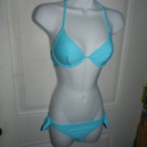 SALE Women's Baby Blue 2 Piece Bikini Bathing suit size 4 New